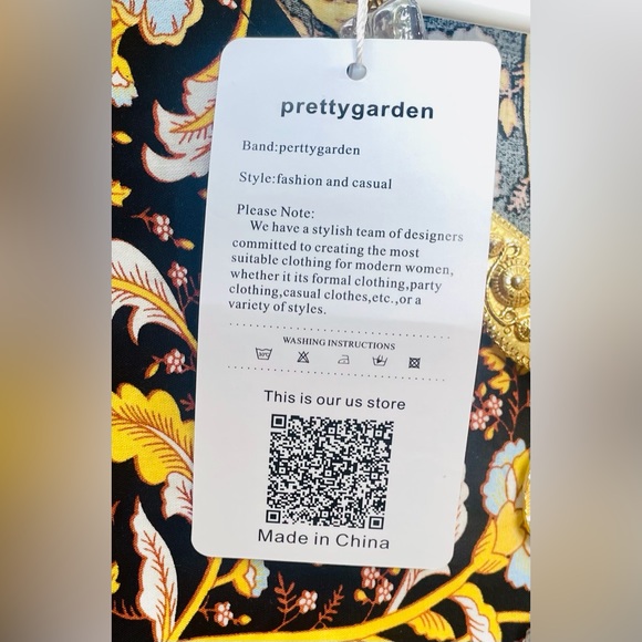 NWT Pretty Garden Dress And Necklace - Picture 5 of 5